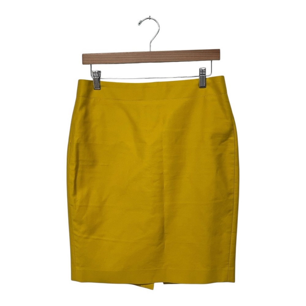 J. Crew | Mustard Yellow No. 2 Pencil Midi Skirt 6